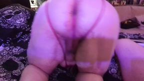 Showing My BBW Ass After Sucking His Cock, Rimming And Fucking His Ass POV