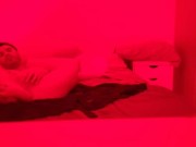 13 masturbating in my bed enjoying a huge dildo anal destruction