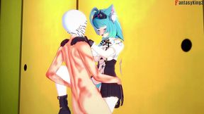 mint red sex - neverness to everness (nte)