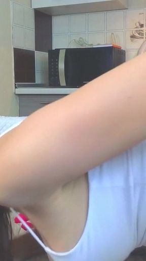 Brunette Alice Fart Show up Close and Personal