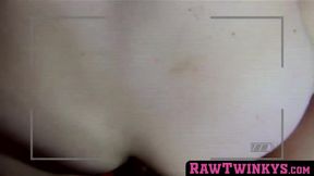 Young gay Maxx makes his partner blow him before bareback action scene