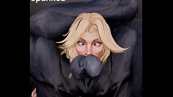 Invisible Woman Takes 19 Inches of Venom Deepthroat (Marvel Rivals 3D Hentai)