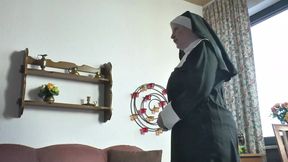 Busty Nun Takes a Big Cock