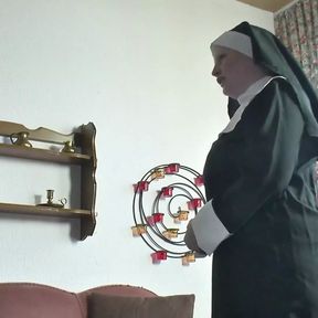 Busty Nun Takes a Big Cock