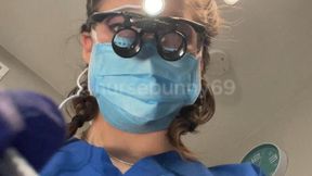 POV Dental Cavity and Filling No Numbing Loupes Blue Gloves and Scrubs 1080p