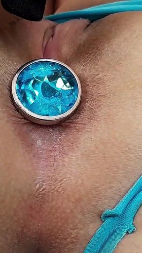 A Play with Saphire Blue