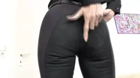 Pamper My Riding Pants Ass and Masturbate at the Same Time