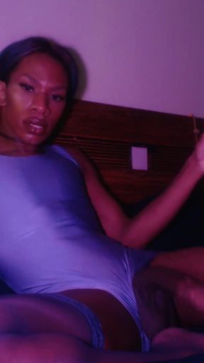 Jaw-dropping moment from "AJ180 Cums Through Her Clothes in Purple Dream Spandex"