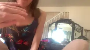 Pretty girlfriend POV head my alluring GF sucking dick with load in her