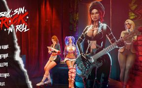 Sex, Sin & Rock'n'roll Gameplay Part 1 - Van Crash, Motel Stop & a Strange New Beginning