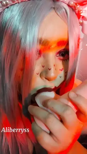 E-girl Sucking and Licking Your Balls