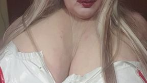 CupKCindy role play Cindy as a sexy nurse she is teasing you telling you what you want to do with you standing there from a few with her cupk tits showing big tits and hairy pussy cosplay mov