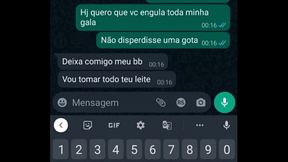 Minha esposa teve a audi&ecirc_ncia de me pedir isso, quer me torna um verdadeiro corno mesmo