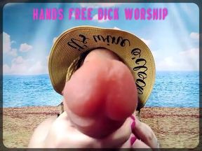 Hands free dick worship Camp Sissy Boi version