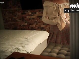 I was Turned on by My Stepsister's Short Petticoat and I Shared My Dong with Her