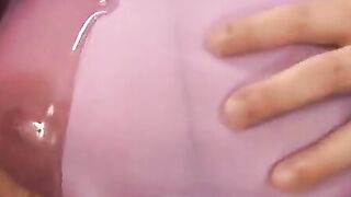 3way Thriller! Massive Boobed Babes Enjoy Oily Orgy