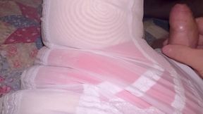 Red panties and a girdle