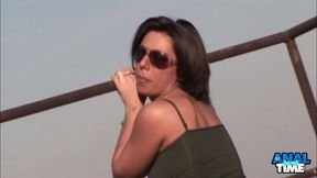 tiziana takes giorgio s load following an intense anal bang session!