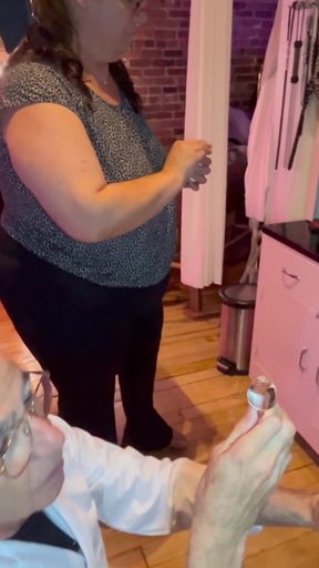 Iconic moment from &quot;Nurse Pussy &amp; Anal Exam By Gyno Doctor with Butt Plug&quot;
