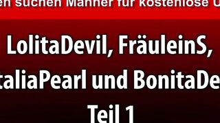 Threesome Swinger Party - Double Injection For Two Hot Blonde Germans