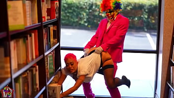 Jasamine Banks Gets Horny While Working At Barnes &amp_ Noble and Fucks Her Favorite Customer