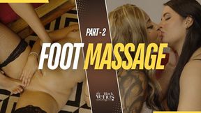 PT2 - Sensual Kissing Fetish Leading To Intense Foot Pussy Orgasm