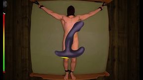 The student was left alone with a prostate vibrator inserted. He wasn'_t told how long he will be there. You can imagine what is going on in his mind.