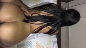 Medell&#x00ED;n paisa's gaping booty gets pounded by pervert in Colombia motel rough sex