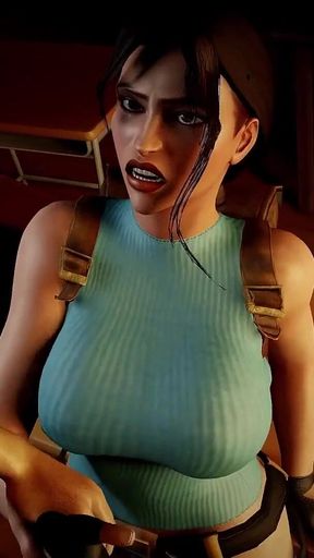 Classic Lara Croft Standing Missionary - Tomb Raider Parody