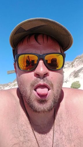 Hot Cum on the Beach