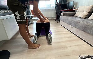 Sweetherry, step sister teases me with yoga