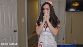 Nurse Jasmin Jai Sneezes On You