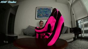 German MILF is a FOOT VIRGIN, enjoy her big 10 soles! Pt 4 - MP4