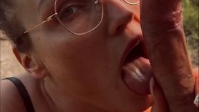 blowjob to a stranger in public