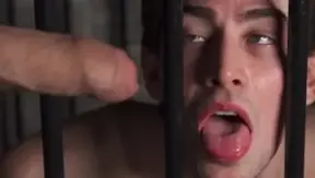 BROMO - Pierced american hunk goes for domination bondage