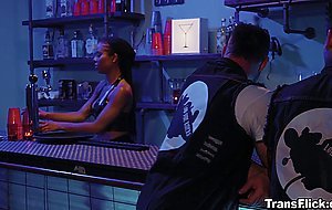 Sexy TS babe Khloe Kay fucks with sexy stud Dante Colle