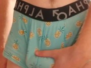 Kiwi Boy Playing in pineapple undies for you