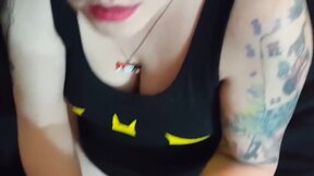 Step Dad Teaches Inked Teen A Lesson In Sucking