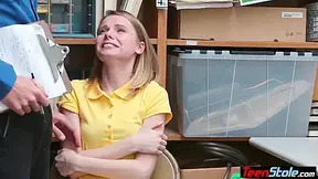 Nervous Petite Russian Thief Got Caught And Fucked