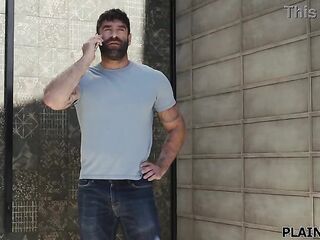 Will Pounder brings his spare key to his stepbro but after hearing his wife is stuck and exposed this stud resolves to lock him out and fuck his sisterinlaw