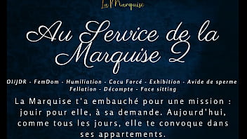 Au Service de la Marquise 2 - French audio porn femdom JOI