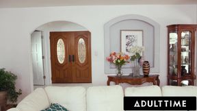 ADULT TIME - FREE USE MILF REALTOR SYREN DE MER GETS TRIPLE PENETRATED IN WILD GANGBANG AND BUKKAKE!