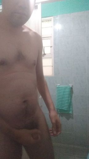 Playing before I shower