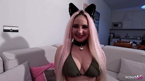 Old German Guy at no Condom POV Amateur Fuck with Dirty Girl when his wife is away
