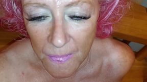 Hot Granny Tit Cumshot