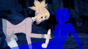 DR Stone Hentai - Kohaku boobjob and handjob - Japanese Asian Manga Anime Game Porn