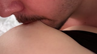 breastfeeding a bearded guy