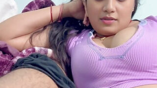 Hot 18 year old Indian girl kissed and fingered to orgasm then swallows cock post anal pounding