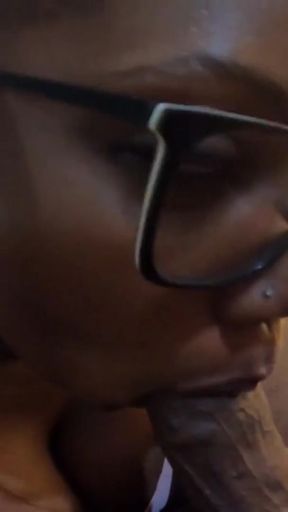 Wait a Sloppy Second Need To Fix My Glasses Nerdy Girl That Loves Sucking Dick On The Knees Deepest For You&hellip;   Clip 1