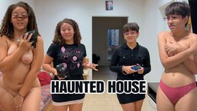 Latina in haunted house
